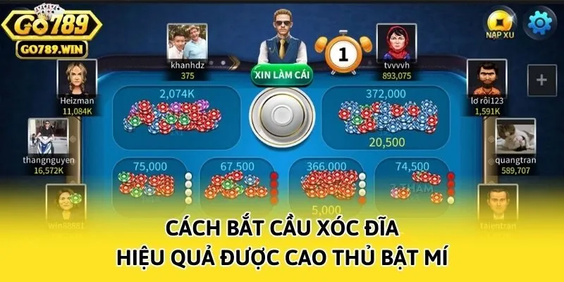 Cách bắt cầu Xóc Đĩa hiệu quả được cao thủ bật mí
