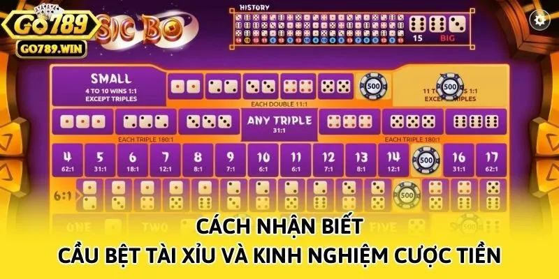 Cách nhận biết cầu bệt tài xỉu và kinh nghiệm cược tiền