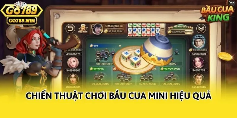 Chiến thuật chơi bầu cua mini hiệu quả