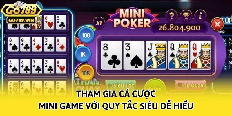 Tham gia cá cược Mini Game với quy tắc siêu dễ hiểu